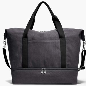 Lo & Sons (Midnight Ash) Double/ Removable Strap Multi-Use Travel Weekender Bag